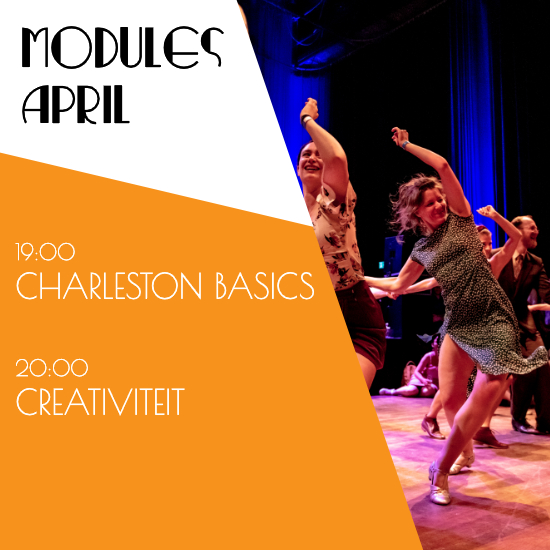 Toffe moves, basis voetenwerk en ritmes en vooral heel veel plezier komen aan bod. Modules van april.