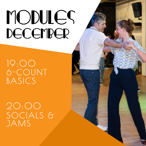 Deze module draait om het hart van social dancing: contact, creativiteit en plezier op de dansvloer. Je leert beter afstemmen op je partner — niet alleen technisch, maar ook op het gebied van energie, intentie en flow. We bespreken waarom dansen met beginners juist enorm leerzaam is, zowel voor leiders als volgers, en hoe je daarin als danser kunt blijven groeien.