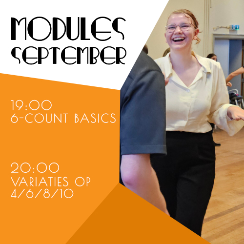 Lindy Hop Variaties in 4/6/8/10 counts
In deze module werken we aan het verbreden van je creativiteit door te denken in een-tweetjes: hoe kun je variaties logisch én muzikaal inbouwen in je dans? We onderzoeken wat er gebeurt als je draait toevoegt of juist weghaalt, moves versnelt of de dynamiek verandert.
