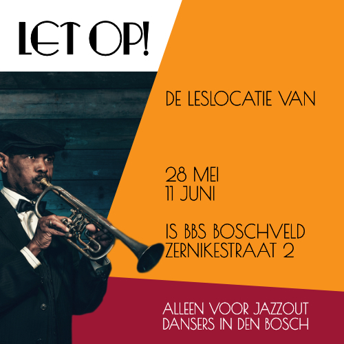 lessen in bbs boschveld deze week, 28 mei, den bosch, woensdagavond